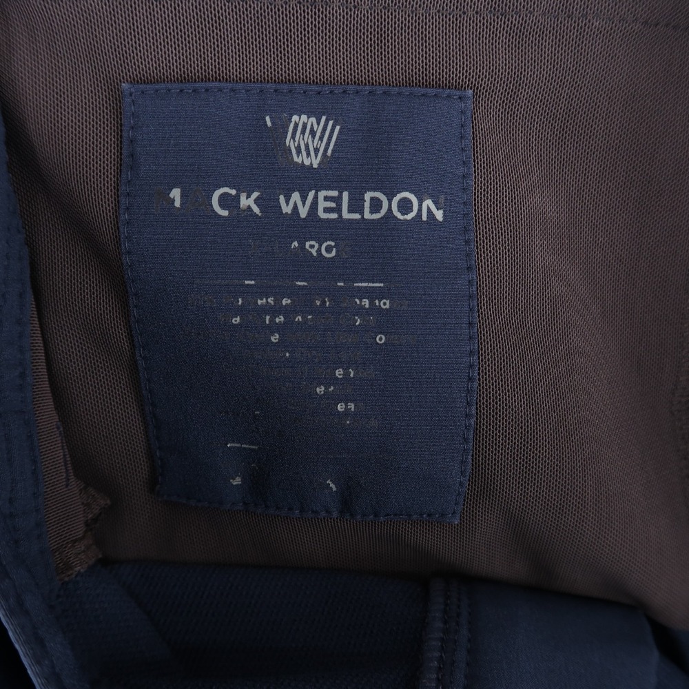 Mack Weldon Radius Flex Shorts Mens XL Navy Blue Zipper Pockets - Picture 7 of 7
